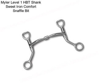 Myler Level 1 HBT Shank Sweet Iron Comfort Snaffle Bit