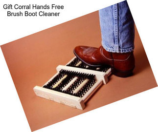 Gift Corral Hands Free Brush Boot Cleaner