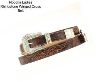 Nocona Ladies Rhinestone Winged Cross Belt