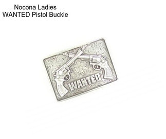 Nocona Ladies WANTED Pistol Buckle