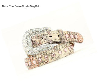 Blazin Roxx Snake/Crystal Bling Belt