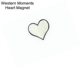 Western Moments Heart Magnet