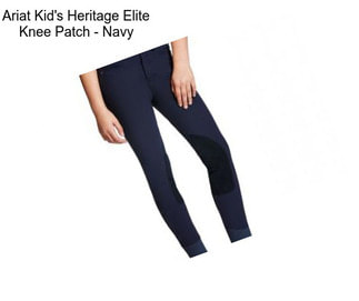 Ariat Kid\'s Heritage Elite Knee Patch - Navy