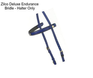 Zilco Deluxe Endurance Bridle - Halter Only