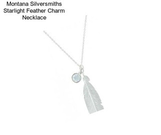 Montana Silversmiths Starlight Feather Charm Necklace