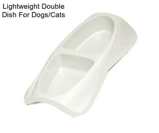 Lightweight Double Dish For Dogs/Cats