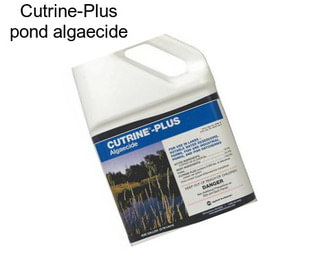 Cutrine-Plus pond algaecide