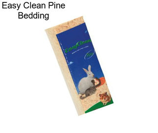 Easy Clean Pine Bedding