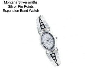 Montana Silversmiths Silver Pin Points Expansion Band Watch