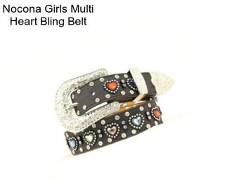 Nocona Girls Multi Heart Bling Belt