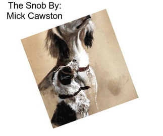 The Snob By: Mick Cawston