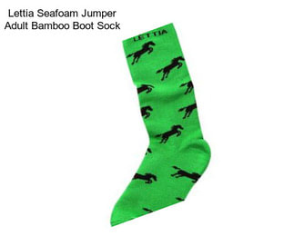 Lettia Seafoam Jumper Adult Bamboo Boot Sock