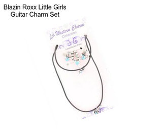 Blazin Roxx Little Girls Guitar Charm Set