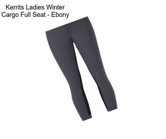 Kerrits Ladies Winter Cargo Full Seat - Ebony