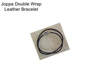 Joppa Double Wrap Leather Bracelet