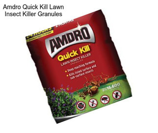 Amdro Quick Kill Lawn Insect Killer Granules