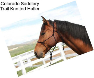 Colorado Saddlery Trail Knotted Halter