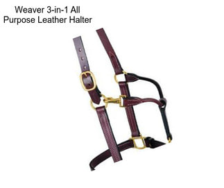 Weaver 3-in-1 All Purpose Leather Halter