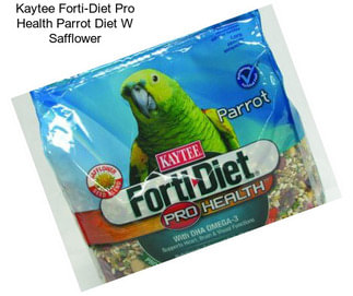 Kaytee Forti-Diet Pro Health Parrot Diet W Safflower