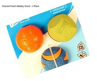 Chuckit Fetch Medley Gen2 - 3 Pack