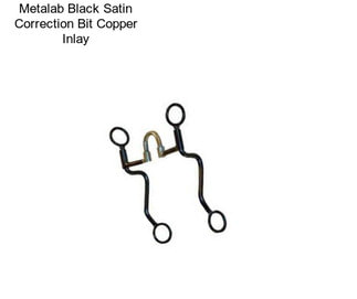 Metalab Black Satin Correction Bit Copper Inlay