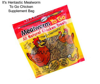 It\'s Hentastic Mealworm To Go Chicken Supplement Bag