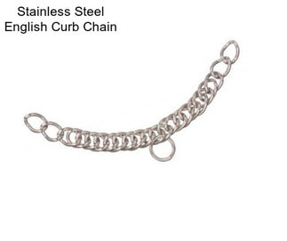 Stainless Steel English Curb Chain