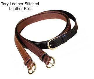 Tory Leather Stitched Leather Belt