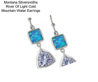 Montana Silversmiths River Of Light Cold Mountain Water Earrings