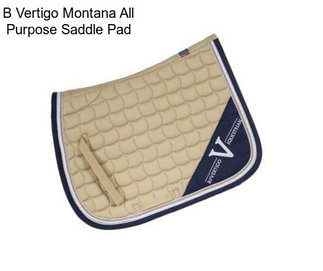 B Vertigo Montana All Purpose Saddle Pad