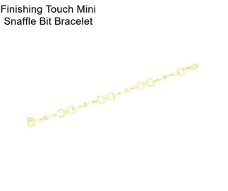 Finishing Touch Mini Snaffle Bit Bracelet