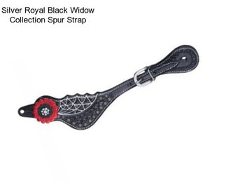 Silver Royal Black Widow Collection Spur Strap