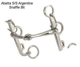 Abetta S/S Argentine Snaffle Bit