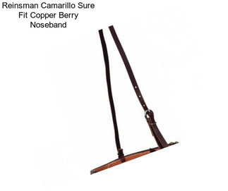 Reinsman Camarillo Sure Fit Copper Berry Noseband