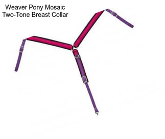 Weaver Pony Mosaic Two-Tone Breast Collar