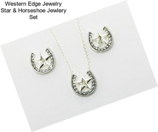 Western Edge Jewelry Star & Horseshoe Jewlery Set
