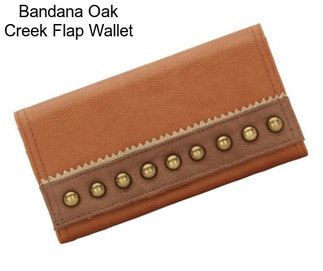 Bandana Oak Creek Flap Wallet