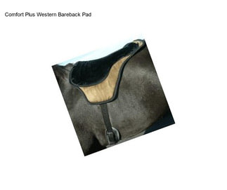 Comfort Plus Western Bareback Pad