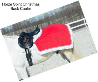 Horze Spirit Christmas Back Cooler