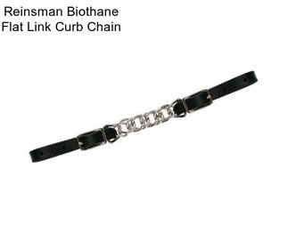 Reinsman Biothane Flat Link Curb Chain