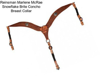 Reinsman Marlene McRae Snowflake Brite Concho Breast Collar