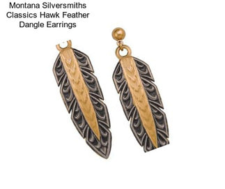 Montana Silversmiths Classics Hawk Feather Dangle Earrings