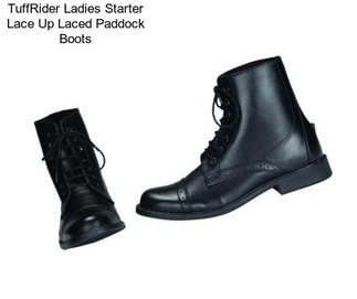 TuffRider Ladies Starter Lace Up Laced Paddock Boots