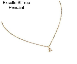 Exselle Stirrup Pendant