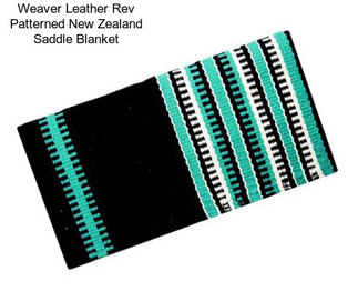 Weaver Leather Rev Patterned New Zealand Saddle Blanket