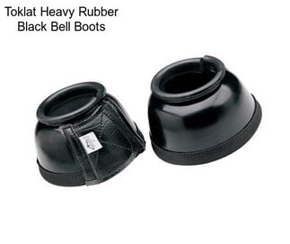 Toklat Heavy Rubber Black Bell Boots