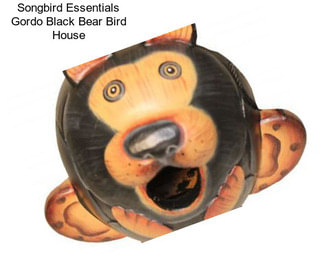 Songbird Essentials Gordo Black Bear Bird House