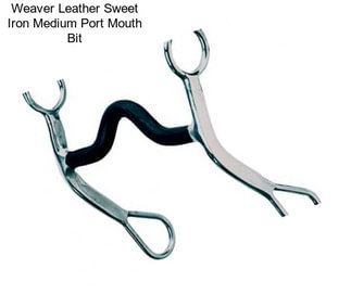 Weaver Leather Sweet Iron Medium Port Mouth Bit