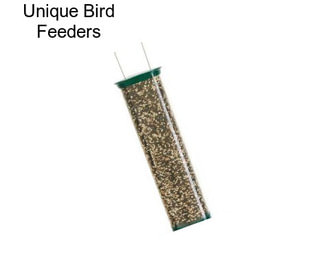 Unique Bird Feeders