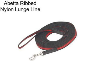 Abetta Ribbed Nylon Lunge Line